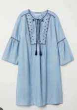 *H&M* Bohemian Jeans Kleid