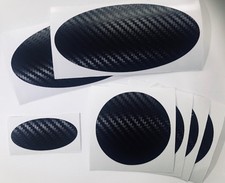 Folie Carbon schwarz 7 Teilig