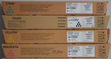Original Ricoh Toner  MP C3502 Set YMCK für Nashuatec MP C3002, MP C3502 OVP
