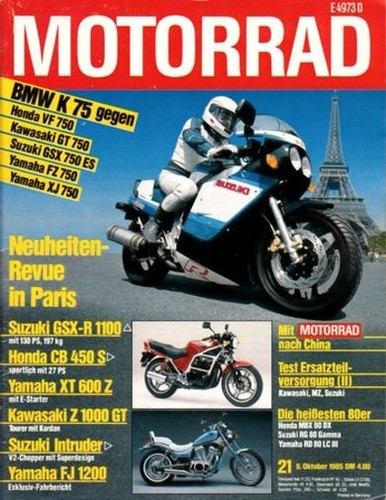 Motorrad 1985 mz etz 250 - 21/1985,