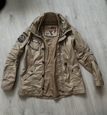 Khujo lange Jacke Gr. XXL 42/44 Beige Hellbraun Coating Top Zustand