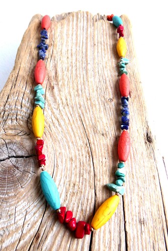 Lange kette bunt neu - lange, bunt,