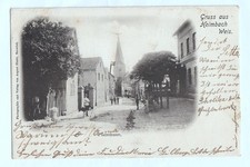 AK Neuwied HEIMBACH-WEIS 1904 - Pfarrstraße / Engers Rheinbrohl Leutesdorf