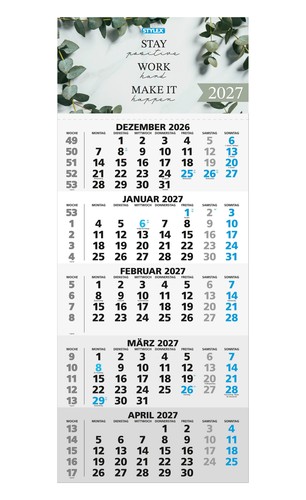 Monatskalender 2027 - , /