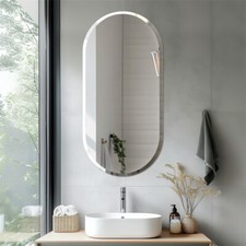 Badspiegel Oval Spiegelplatte