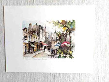 Kunstblatt Gemälde Paris