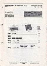 Service Manual-Anleitung für Blaupunkt Woodstock SQR 04, 7 643 882 010 