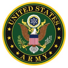 US ARMY MILITARY DECAL WALL