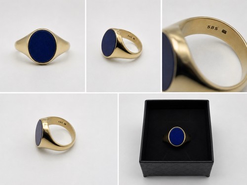 Gold 585 siegelring - gold,