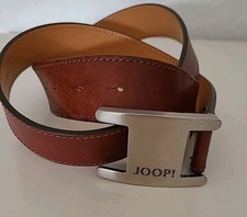 JOOP Ledergürtel Braun 85cm Handmade Italy