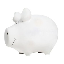 Sparschwein weiß ca. 12,5x9