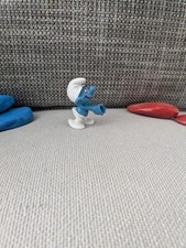1x Gratulationsschlumpf Hände NICHT beschnitten RAR Selten Schlümpfe smurfs (E20