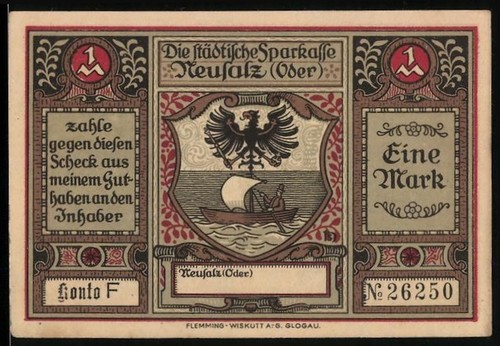 Notgeld neusalz oder 1 - neusalz,