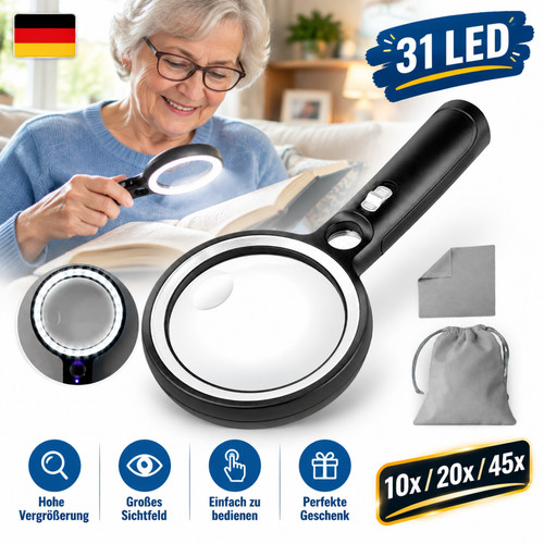 Lupe 10x 20x 45x - lupe,