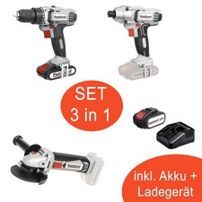 Akkuschrauber Winkelschleifer Schlagbohrschrauber Akku 20V SET Einhell Pattfield