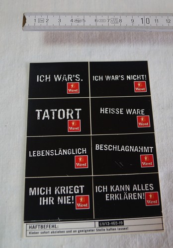 Alte aufkleber tabak - alte,