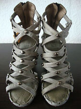 NYLO Italy OYSTER Gladiator Römer Sandalen Schuhe Damen Sandals Leder Gr.36 NEU