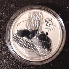 Silbermünze Lunar III 2020