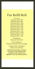KX-FA133 Fax Film Roll for