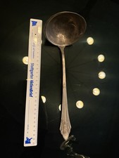 WMF Suppenkelle Fächer-Dekor 20er Jahre antik 90er Silber Versilbert