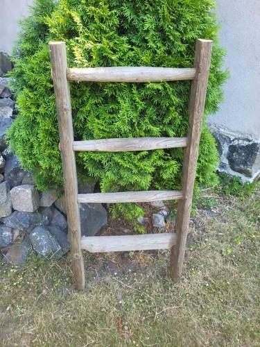 Alte holzleiter anlegeleiter - alte,