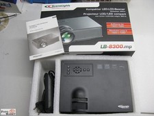 Beamer SceneLights Model LB-8300.mp LED HDMI, USB, SD-Kartenslot, Fernbed. OVP 