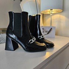 Stiefeletten 38 in Lackoptick schwarz von Raid bei Asos