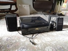 DUAL NR100 Plattenspieler CD Tuner Kassetten USB SD-Karte Komplettsystem + Boxen