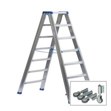 Stufenstehleiter beidseitig