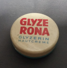 altes  Miniatur Blechdöschen Creme GLYZERONA Glyzerin Hautcreme Kaufladen 1950er