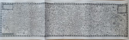 Reproduktion der karte des - reproduktion,