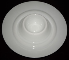 Rosenthal Cupola Weiss Studio-Linie wunderschöner Eierbecher mit Ablage 13 cm