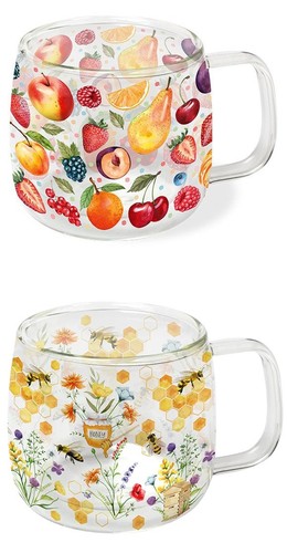 Doppelwandiges teeglas - doppelwandiges,