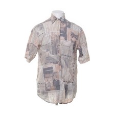 Elsbach, Kurzarmhemd, Größe: 39, Beige/Mehrfarbig, Herren #Tlx