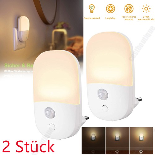 2xled nachtlicht steckdose - steckdose, mit