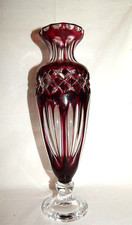 Vase Kristall WMF CRISTAL CABINET rubinrot überfangen