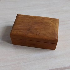 Schön schlichte Schatulle Holz Schmuckschatulle Deckel Holzbox Schatzkiste Klein