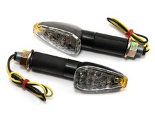 Blinker Paar LED Sparkle schwarz 40 mm E-geprüft Enduro für KTM Honda Suzuki MZ