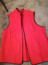 Weste Damen Wega Fashion rot XXL 60 absolut neu gesteppt Frühling gerade