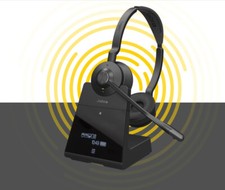 JABRA Engage 75 Stereo Business schnurlos Bluetooth Headset Kopfhörer NFC