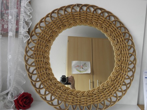 Vintage wandspiegel rund - vintage,