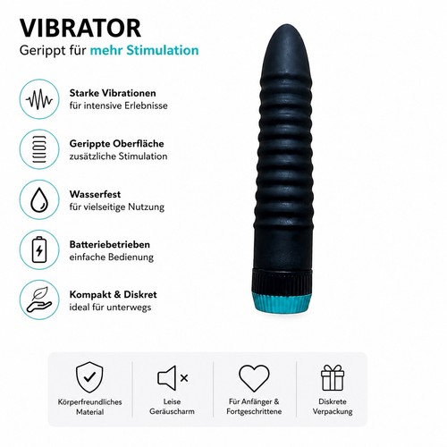 Schwarzer vibrator - schwarzer,