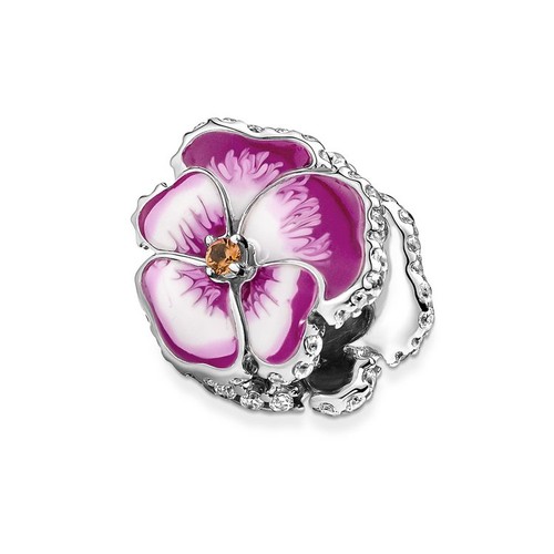 Bead silber charm rosa - -,
