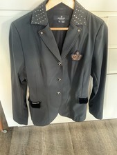 Turnierjacket Damen Gr. 42 Kingsland mit Samt, goldbraunen Glitzersteinen TOP!