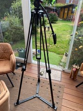 Heiler Filmstativ mit  Kopf V-75 AF Carbon mit Tasche gefüttert