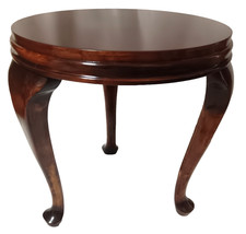 Antiker Runder Beistelltisch