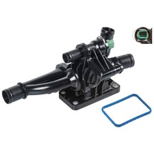 febi bilstein 36173 Thermostat mit Gehäuse, Dichtung und Temperaturschalter , 1 