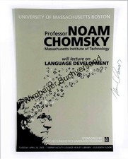 Original Autograph Noam Chomsky /// Autogramm Autograph signiert signed s 259553