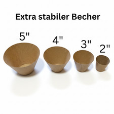 Bastel- Pappbecher, Papier
