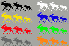 Aufkleber Elch Elchfamilie